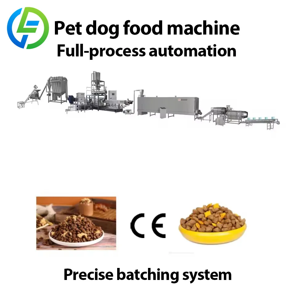 Twin-Screw Extrusion Technology 1000-1200KG/H CE Certified Multi-Functional Forming Pet Dog Food Machine for High Efficiency