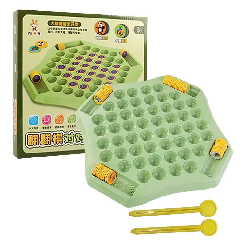 

Animal/Fruit Flip Chess Parent-child Interactive Game Memory Chess Game Cartoon Logical Thinking Cognitive Animal Learning Chess