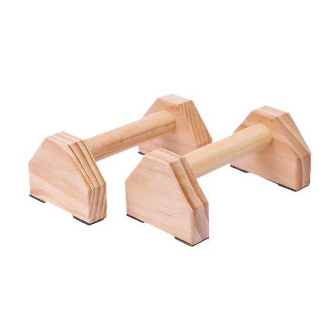 

Trend Eco-friendly Gym 30cm 40cm 50cm Wooden Push Up Stands Custom Wood Push Up Bars Parallettes 2025 Newly