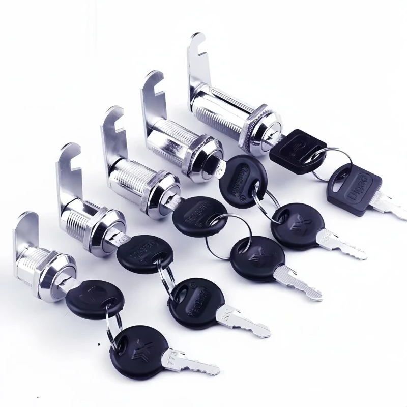 

Tongue Lock Cylindrical Lock Cabinet Box Locker Cam Lock With Keys For Mailbox File Cabinet Tool Box Locker Furniture Hardware