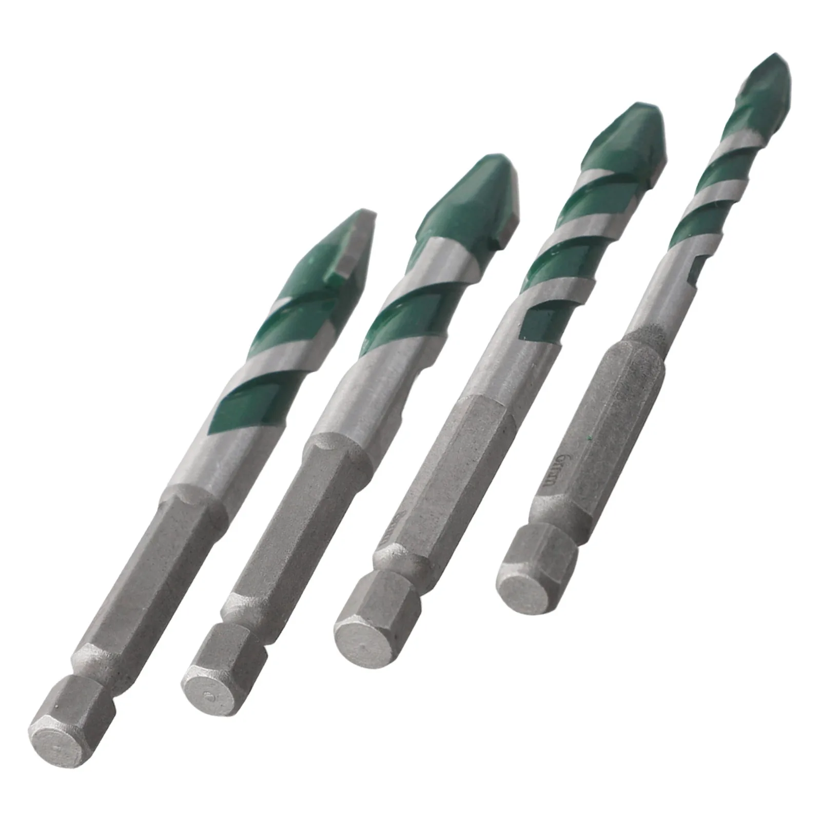 Essential Carbide Drill Bits (Set of Four) Tailored for Various Materials Like For Walls and Metals Available in Sizes 6 12 mm