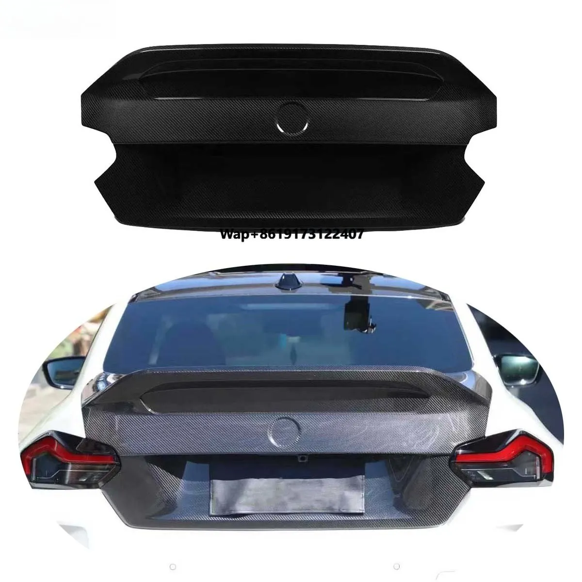 

New Dry Carbon Fiber High Quality V Style Trunk for G87 M2 M240i Coupe Body Kit Rear Boat Lid With Excellent Fitment