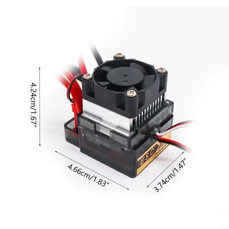 Bộ điều khiển tốc độ điện tử bằng cách chải kép 320A BEC 5.6V/2A ESC 2-4 CELL