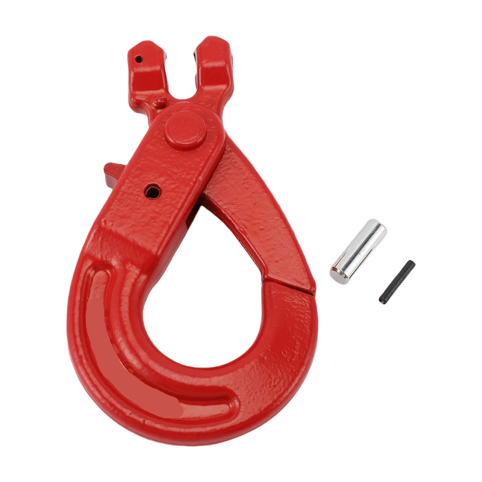 G80 Alloy Steel Safety Chain Hook for Lifting Port Transportation Equipment Handling Swivel Sheep Horn Lifting Safety Hook