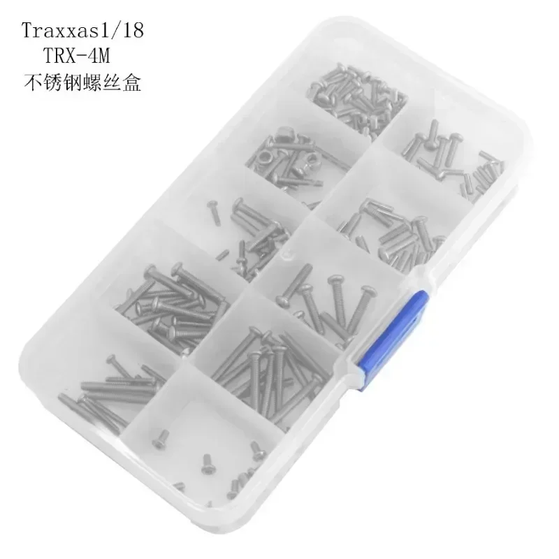 Metallo M1.6 M2 M2.5 Viti Kit di fissaggio Strumenti di riparazione per TRX4M 1/18 RC Auto Pezzi di ricambio Accessori di aggiornamento