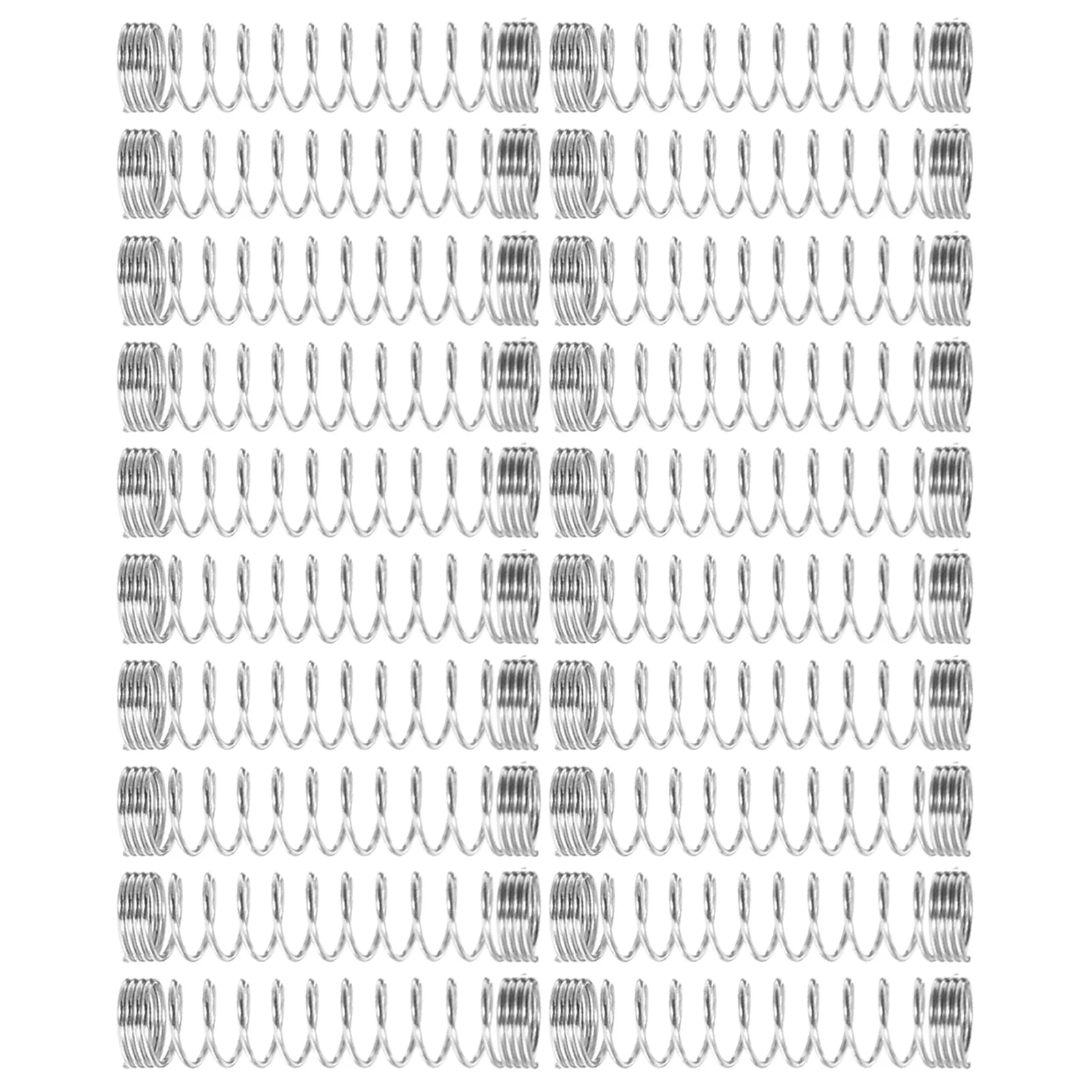 50Pcs Ballpoint Pen Spring Stainless Steel Compression Replacement for Gel Pen Click Mechanism Mechanical Return Office