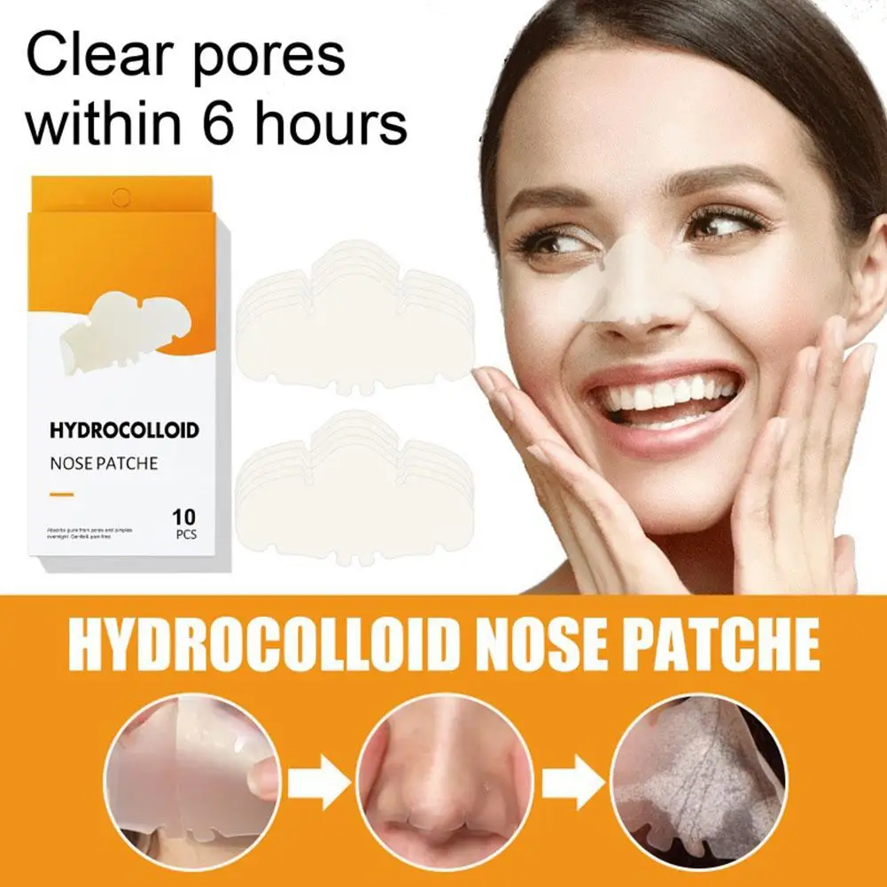 Hydrocolloid Nose Patches Absorbing Cover Hydrocolloid Patches For Nose Blackheads Pimples Removal Pores G7t6