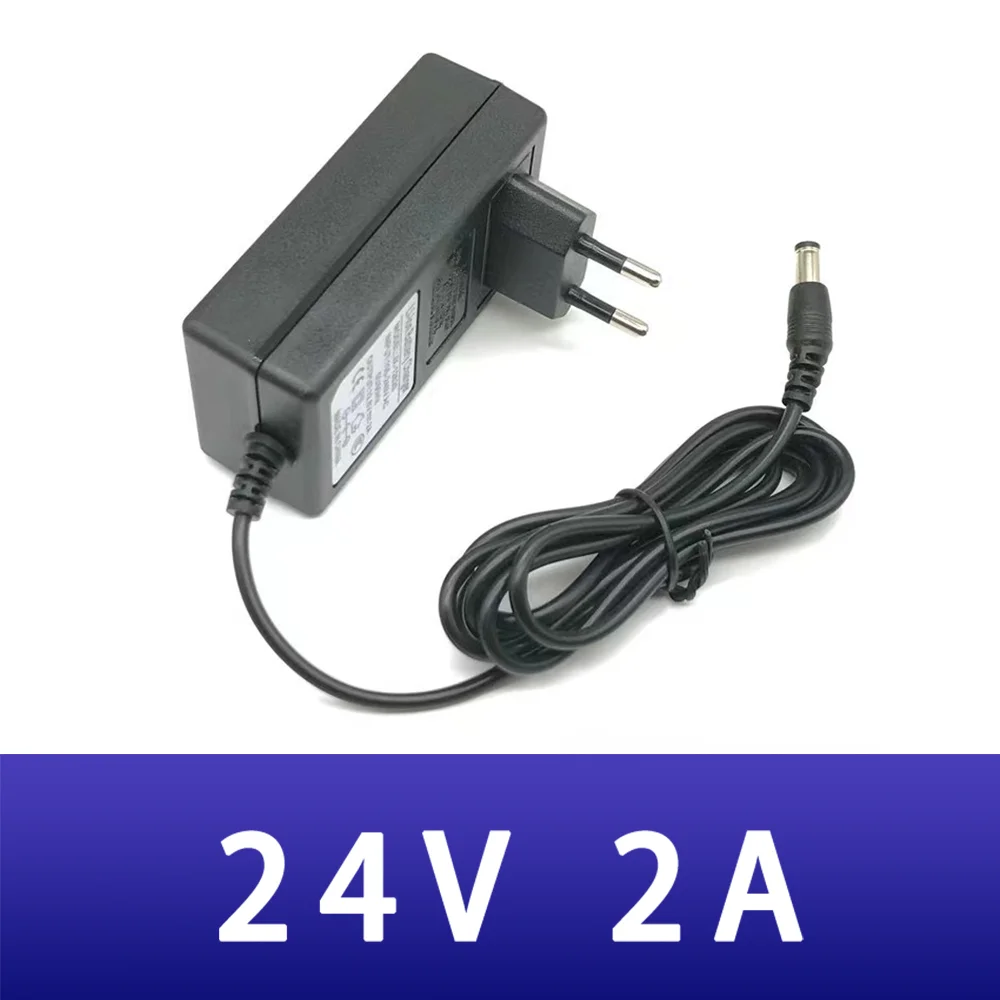 

AC DC High quality 24V 2A Power adapter 2000mA Switching Reverse Polarity Negative Outside EU AU US UK 5.5mm x 2.1mm plug