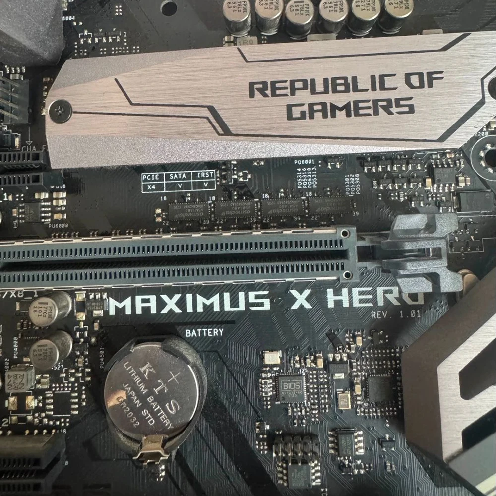 Para ASUS Z370 Desktop Mainboard LGA1151 suporta CPU de 8a e 9a geração ROG MAXIMUS X HERO