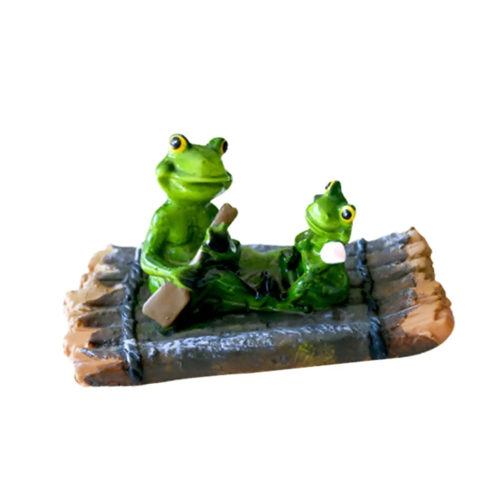 Frog Statue Can Float on Water Artwork for Indoor and Outdoor Patio Backyard