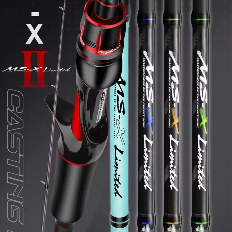 

Удилище Hasida Ms.X Limited для спиннинговой и кастинговой ловли с двумя вершинками, для дальнего заброса, для пресноводной и морской рыбалки, для ловли черного окуня и змееголова.