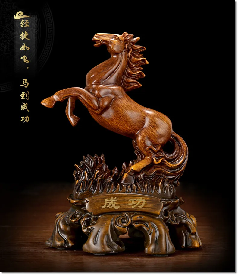 top cool ornamento de escritorio para negocios e escritorio sucesso eficaz talisma feng shui protecao convidando dinheiro arte cavalo 01