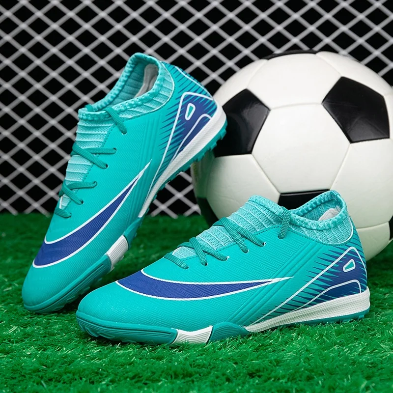 

New Kid Professional Football Boots TF Match Boys Comfortable Sneakers Non-Slip Soccer Shoes Match Sports Shoes Unisex