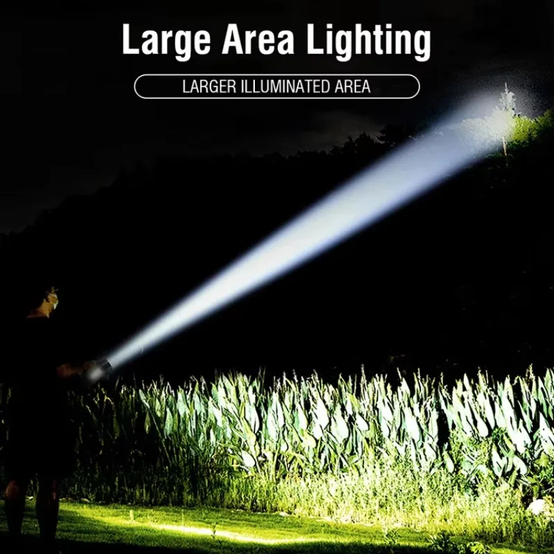 8H Emergency Searchlight with Emergency Call Flash for Outage Fast Delivery for Outdoor Survival and Domestic Use