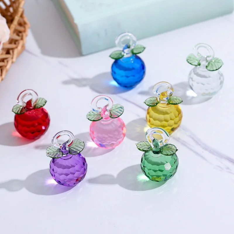 Cute crystal apple cider for living room/bedroom decoration