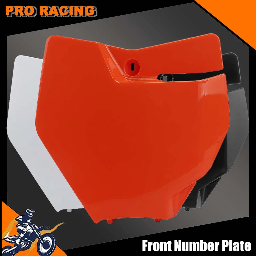 

For KTM SX SX-F XC XC-F 125-450 2016-2017 Motorcycle Front Number Plate Plastic Cover Motocross Enduro Dirt Pit Bike Accessories