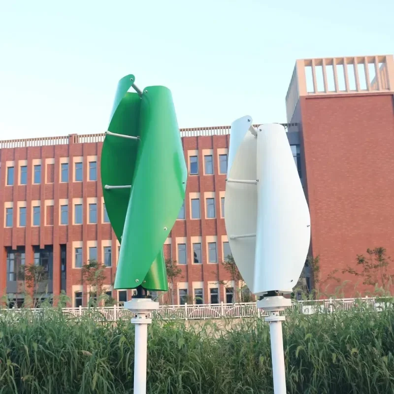 

Green 400w Low Wind Speed Start 12/24V/48V Vertical Generator Wind Turbine Generator