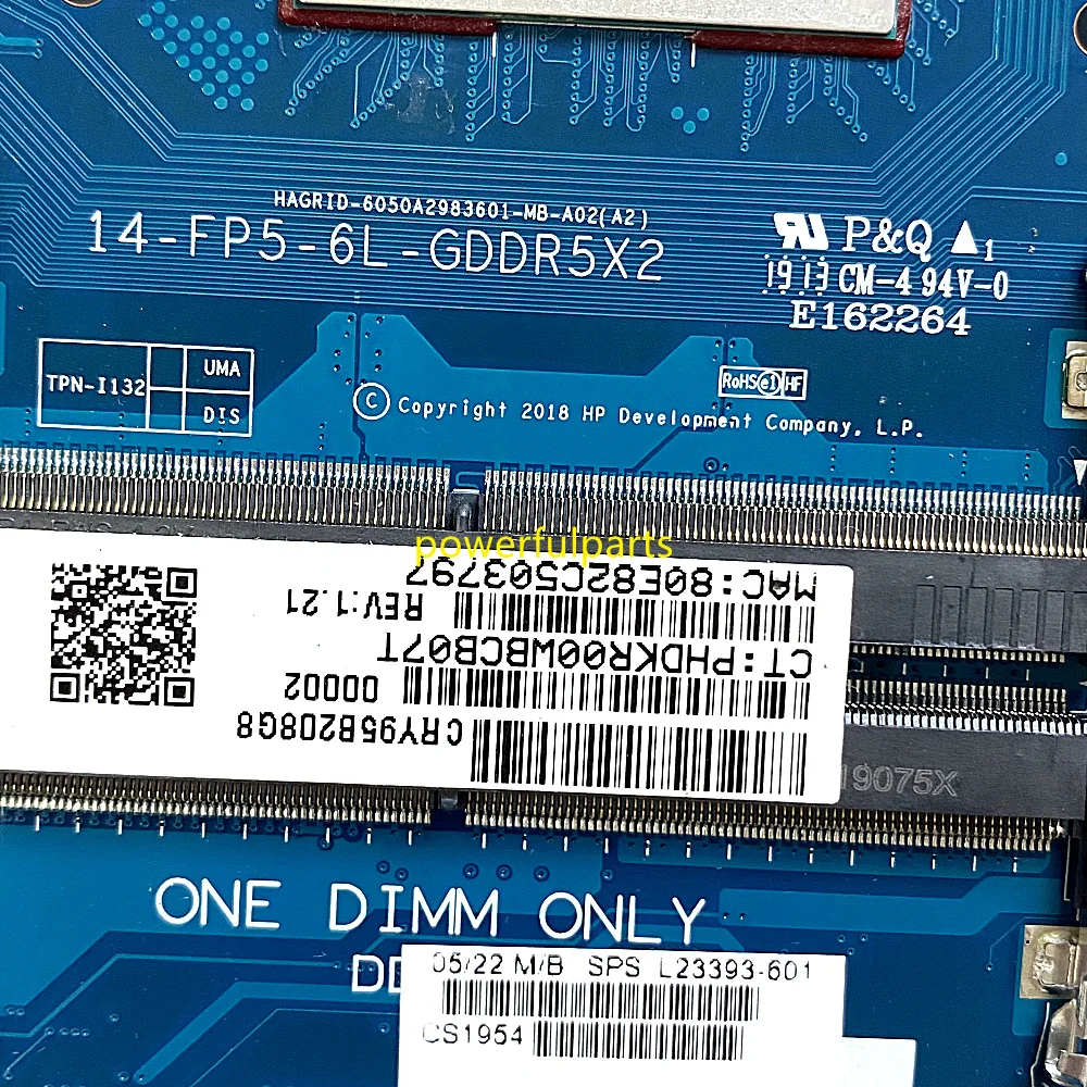 Imagem -03 - para Placa-mãe hp de 14 cm com Cpu r3 2200 Integrada L23393601 L23393001 6050a 2983601 -mb-a02 Funcionando Bem