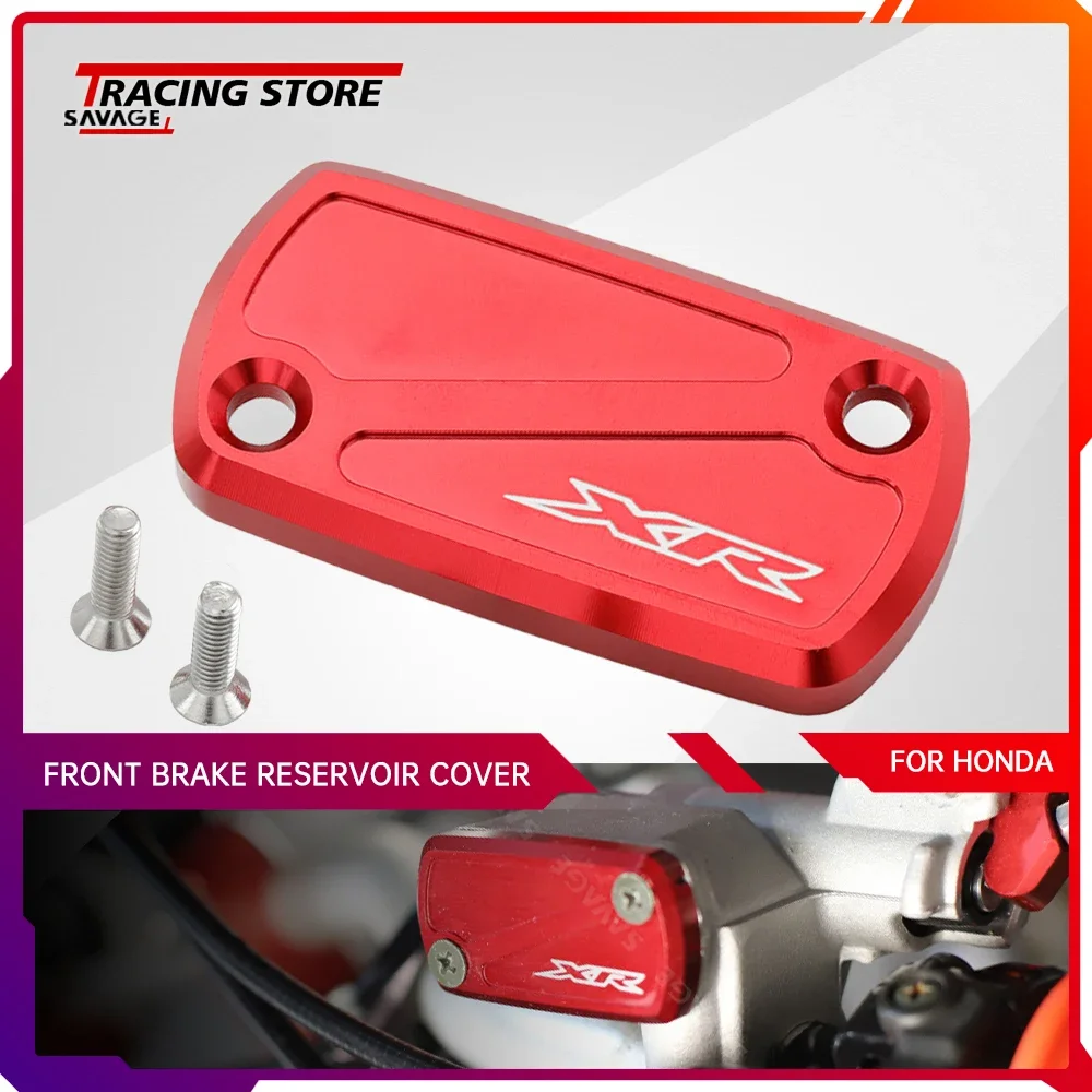 

XR Motorcycle Front Brake Master Cylinder Reservoir Cover For Honda XR250R XR400R XR600R XR650R Oil Fluid Cap 650R 250R 400R 600