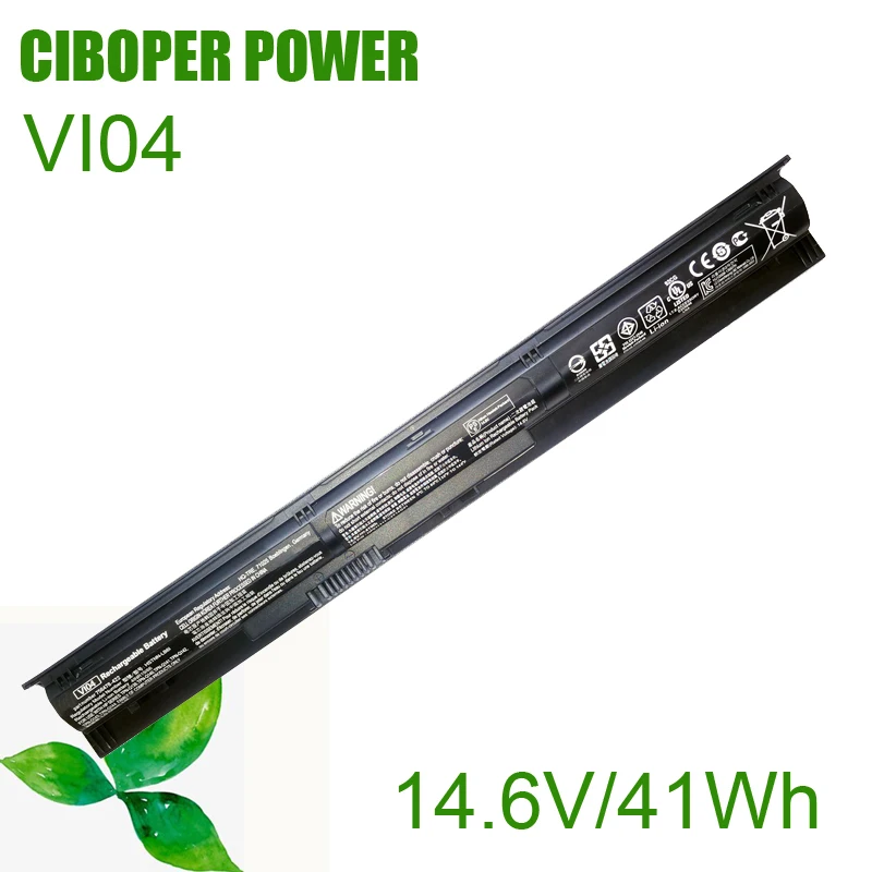 CP Battery VI04 14.6V/41Wh For Pavilion 17 15 ENVY 15-K028TX K031TX K032TX HSTNN-DB6I HSTNN-DB6K HSTNN-LB6J TPN-Q140 TPN-Q141