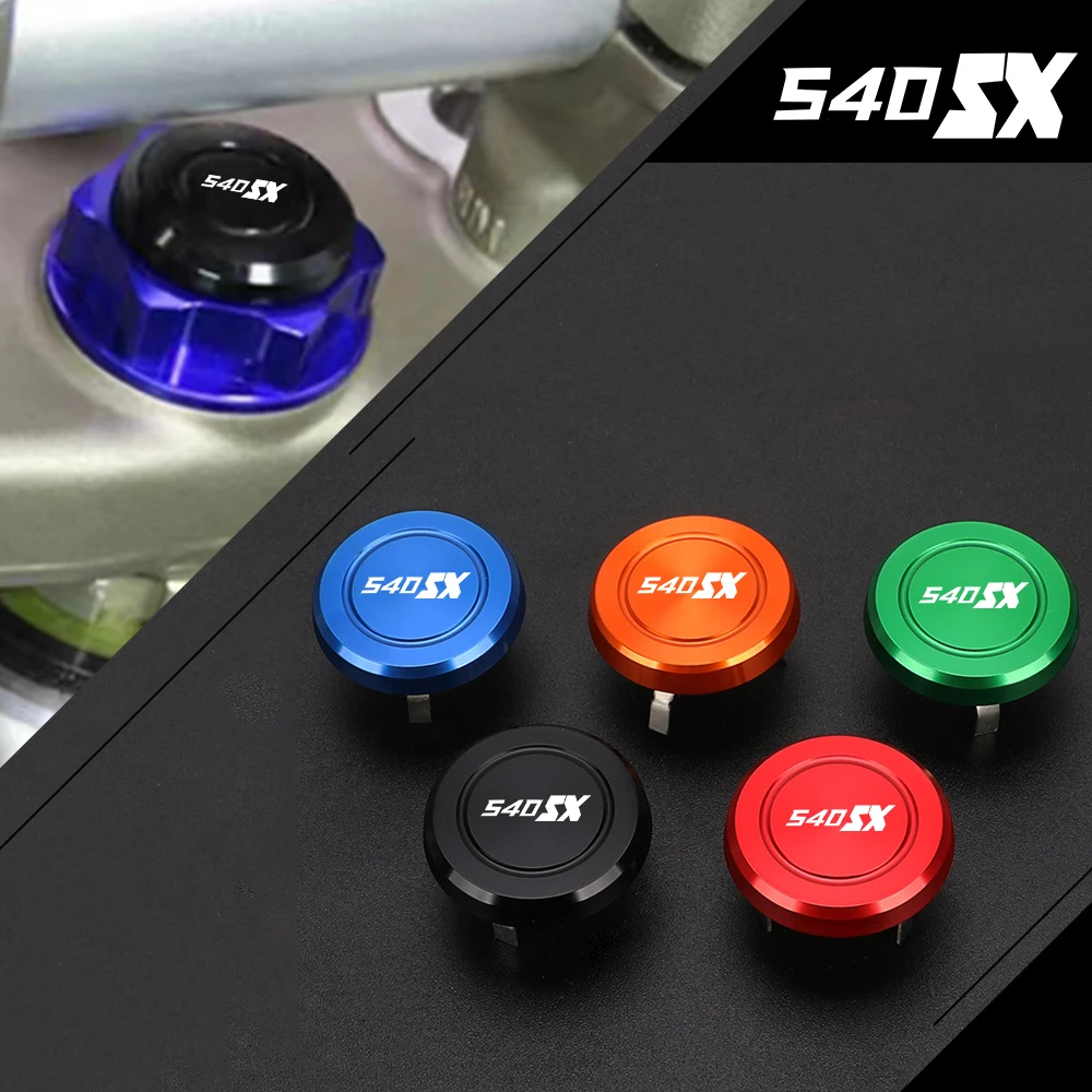 

Motorcycle Accessories Steering Stem Nut Cap Decoration Cover For 540SX 540SXS 540 SX 540 SXS 2001 2002 2003 2004 2005 2006 2007