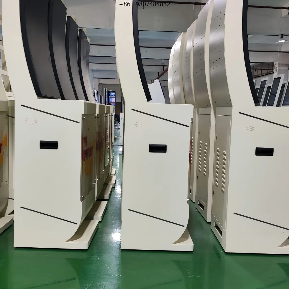 27 Inch High-definition Kiosk for Aliexpress, Customized Floor-standing Touchscreen Interactive Self-service Printer Scanner