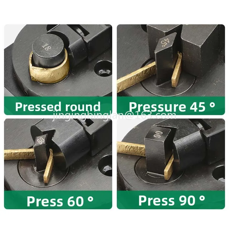 27 types of precision size control gold aluminum bar jewelry tools and equipment for the third-generation 45-degree ring bending