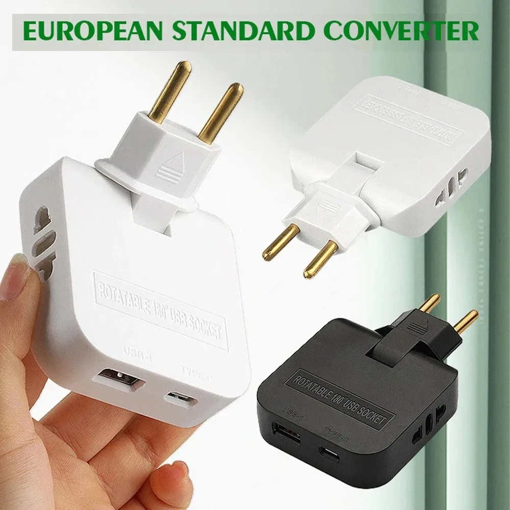 4 In 1 Eu Plug Adap…
