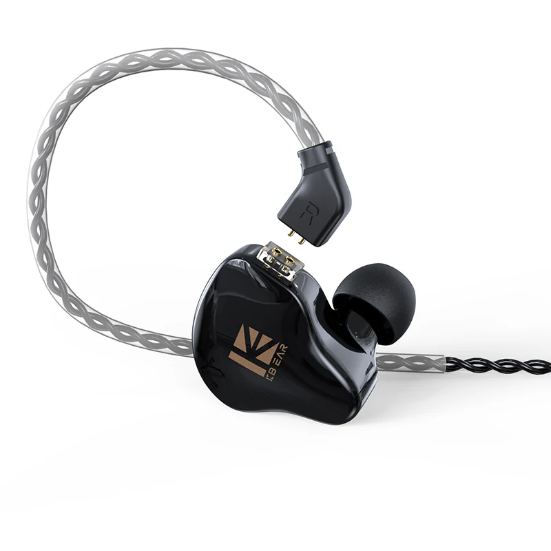 KBEAR KS1 Проводные наушники с двойной магнитной цепью Динамические игровые наушники-вкладыши Монитор Музыкальные наушники Гарнитура kbear ks1 ks2 IEMs