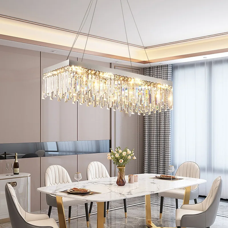 الفاخرة الكريستال مصباح السقف لغرفة النوم غرفة المعيشة المنزل الحديثة الكروم فلوش جبل LED الثريا تركيب المصابيح 2023 الاتجاه الجديد