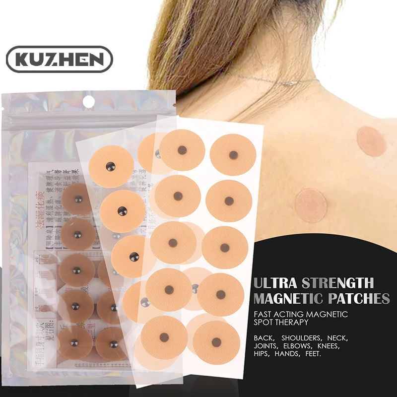 20 Sheet Acupuncture Magnetic Beads Sticky Ear Massage Patch Auricular Plaster Therapy Acupoint Sticking Plaster