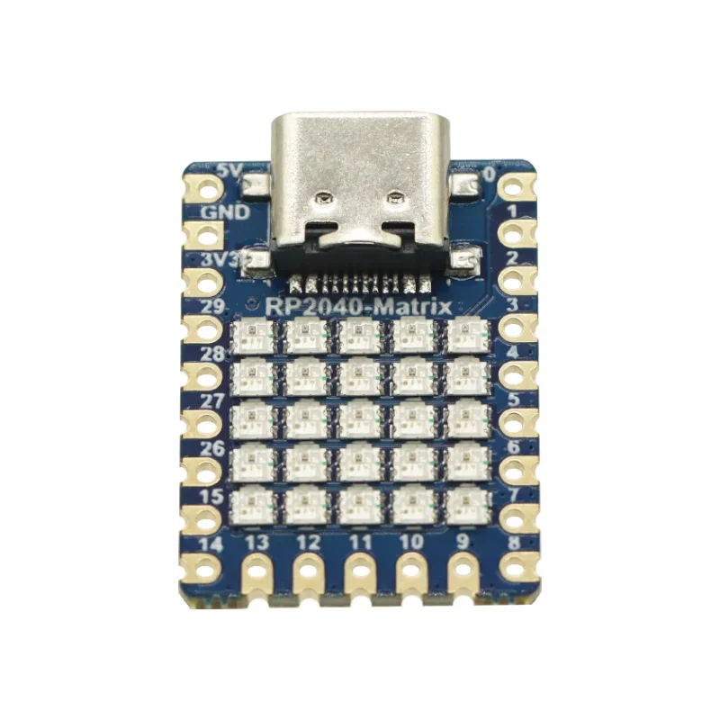 Мини-макетная плата RP2040 Pico 5 × 5 RGB модуль светодиодной матрицы RP2040-Matrix