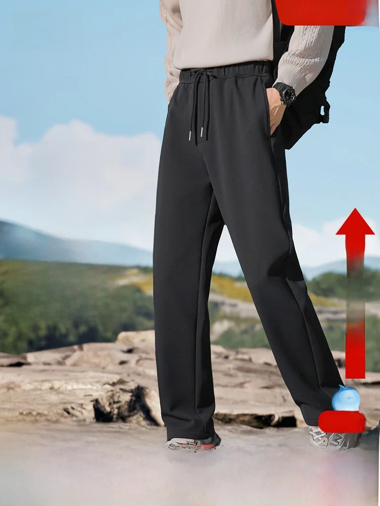 

Snow Flng Men's Casual Straight Leg Pants Outdoor Comfortable Faionable Ci Life Suitable for Various Activities
