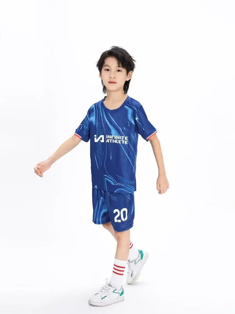 Conjunto de ropa para niños adultos Uniformes deportivos de fútbol niño niña PALMER 20 Fans Jersey Ropa de entrenamiento kits de juegos Camisa de ocio