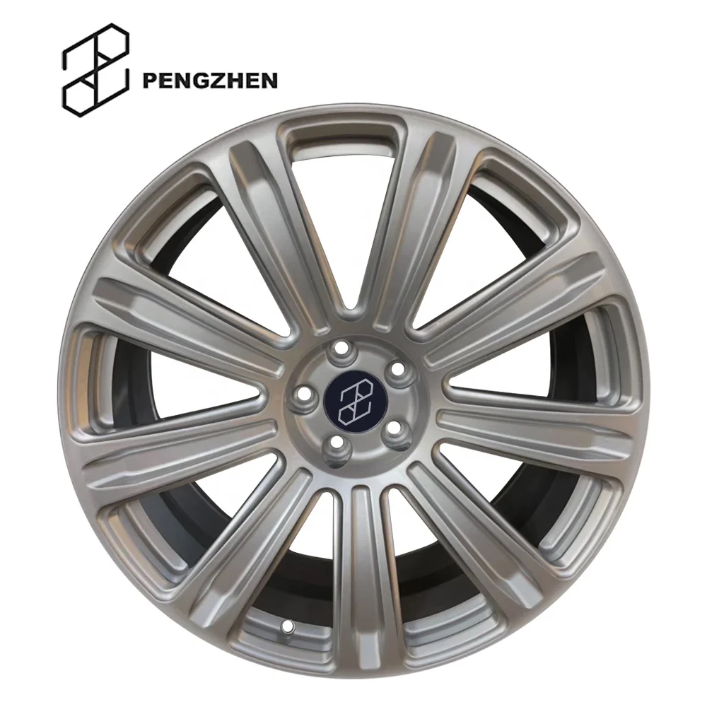 for Pengzhen 19 20 21 22 inch Forged Alloy Wheels Car Rims Mmulti Spoke Silver Color 5x120 for Land Rover