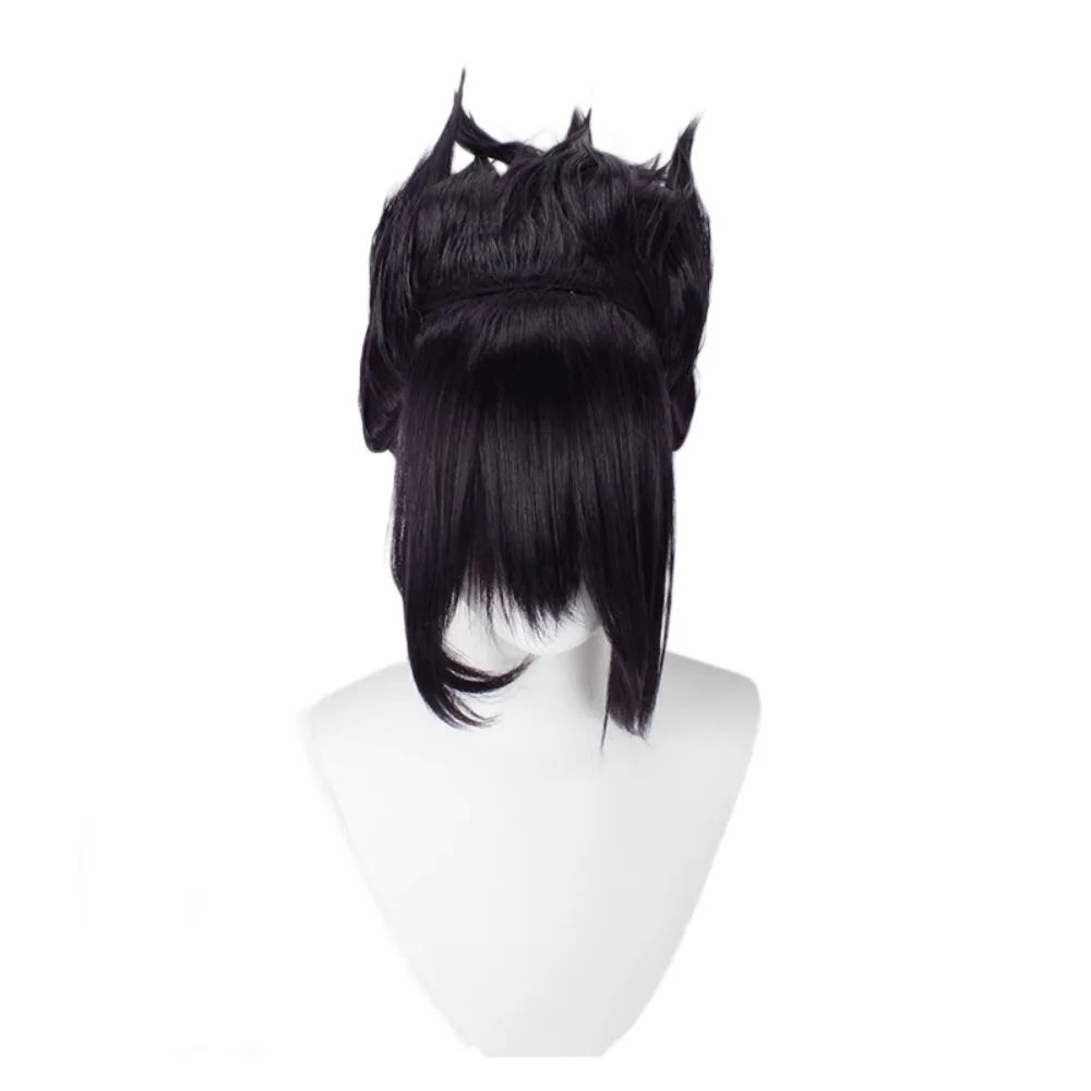 جديد Danganronpa V3 Kaito Momota شعر مستعار تأثيري الأرجواني الداكن شائك الشعر لزي أنيمي