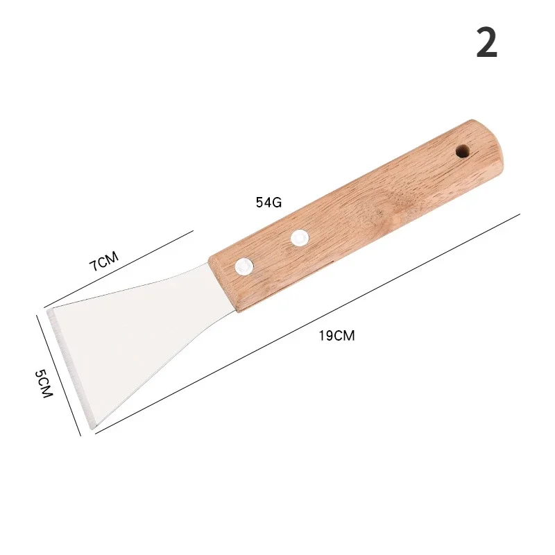 Espátula de acero inoxidable para enyesado de paneles de yeso, herramienta de raspado, cuchillo de masilla, pala de yeso, espátula de limpieza,