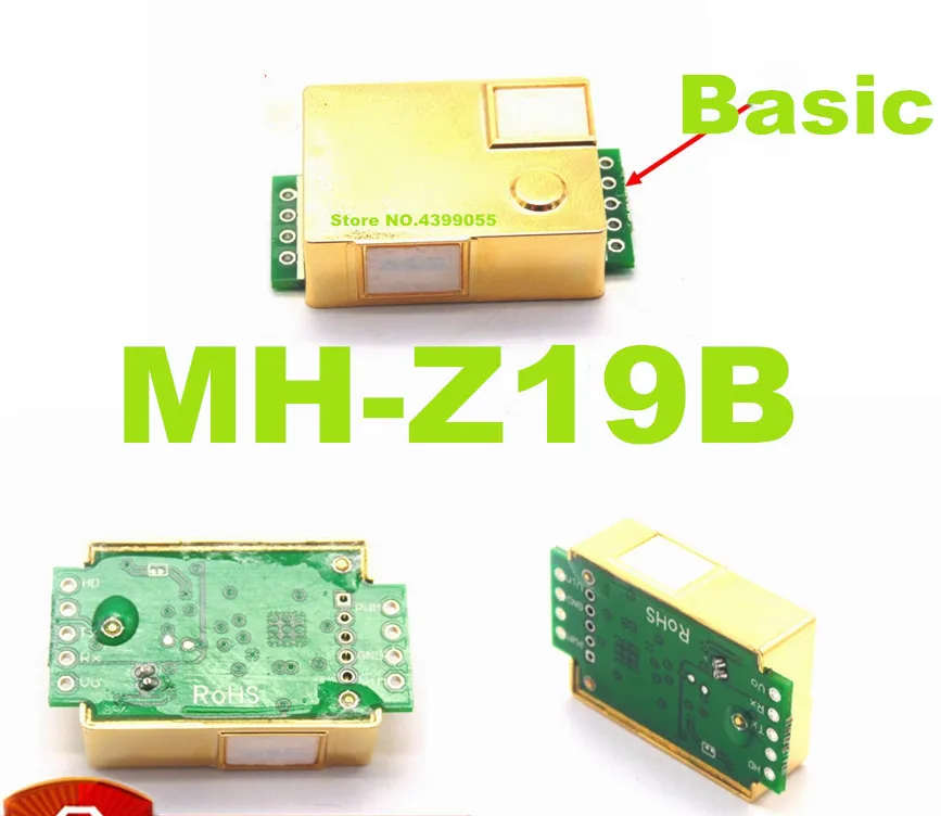 MH Z19 MH-Z19B MH-Z19  0-5000PPM  with/without pins