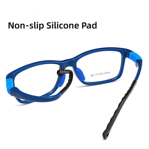 Imagen 2 del producto FIRADA, gafas cómodas a la moda para niños, gafas de silicona sin tornillos, gafas graduadas ópticas para niñas, montura para niños 9010ET