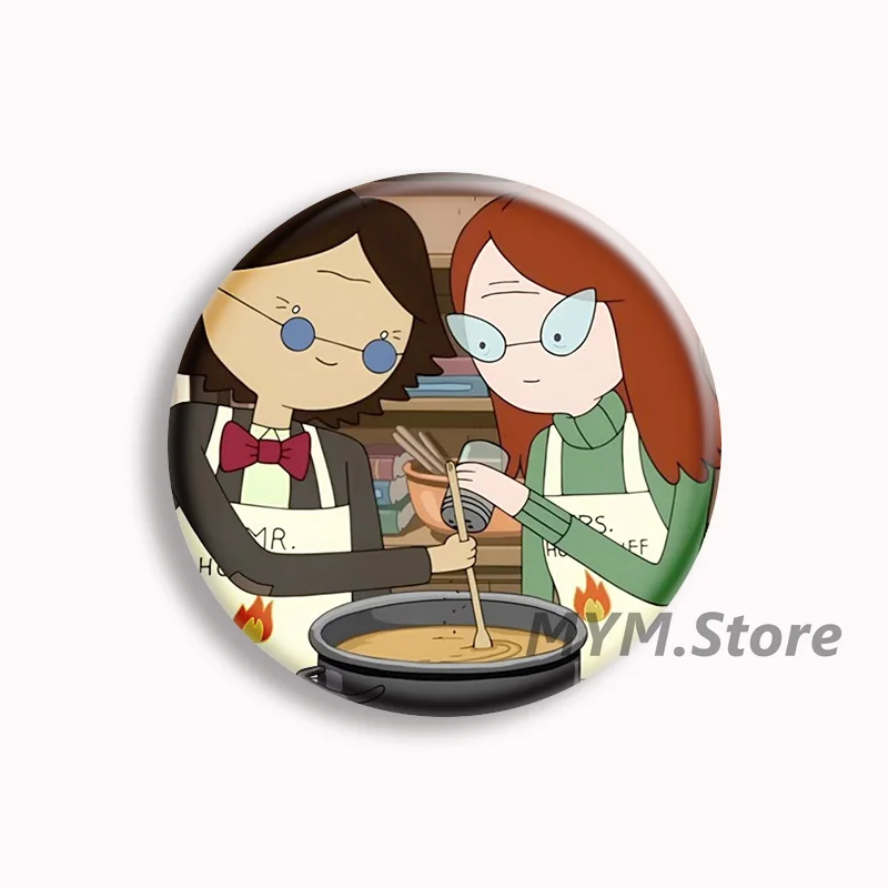 بيتي و سيمون أنيمي لينة زر دبوس Fionna كعكة الكرتون Fanart دبابيس شارة حقيبة اكسسوارات الديكور المشجعين جمع الهدايا