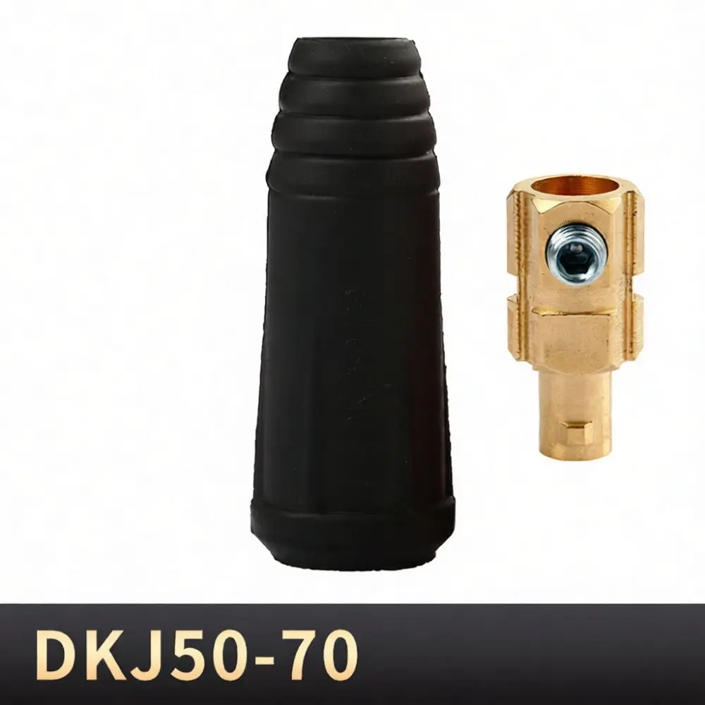 Portable European Style Quick Welding Connector 10 25 35 50 50 70 Plug Socket For Industrial Workshop Welding Jobs
