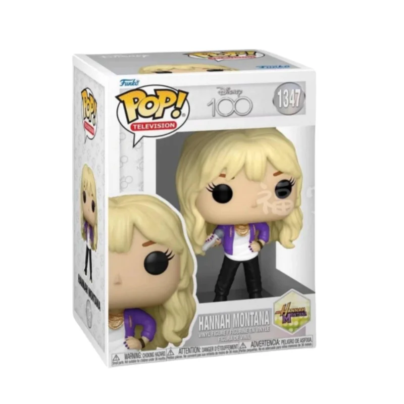 Genuine Funko Pop Disney Hannah Montana Action Figure Model Q Version Decor Statue Dolls Toy Collect Souvenirs Limited Edition