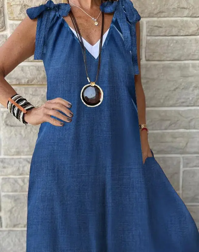 Sexy Elegante Gebunden Detail Breite Bein Overall Neue Mode 2024 Sommer Beiläufige Lange Overalls Weibliche Kleidung Outfits