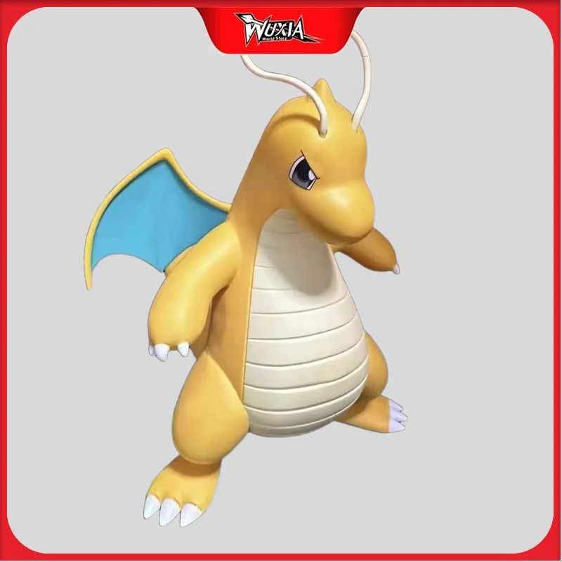 

12cm Kuailong Figure Cute Dragon Pokémon High-precision PVC Model Anime Desktop Ornaments 2D Collection Gifts Boys Girls Toy