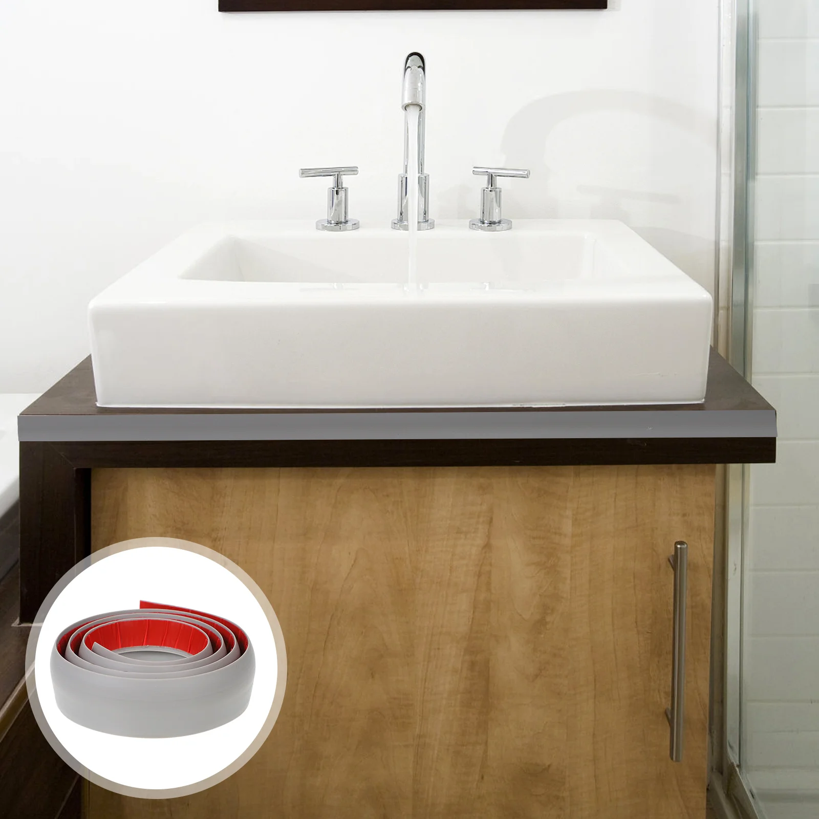 شريط انتقال الأرضية ذاتي اللصق من مادة PVC لحماية الحواف لشريط عتبة أرضيات السجاد والبلاط للاستخدام في مكتب الفندق المنزلي