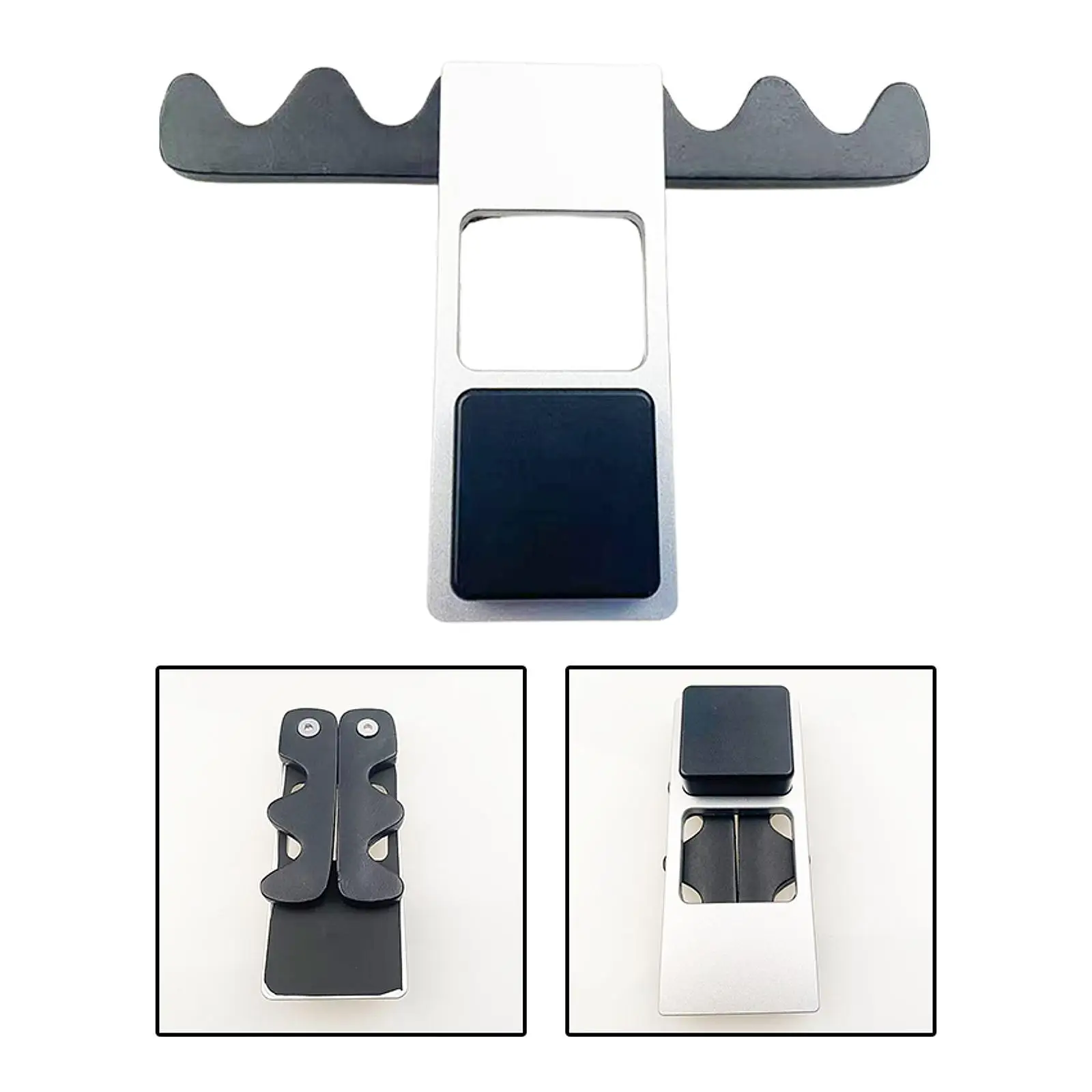 

Aluminum Pool Stick Table Holder Four Hole Rack Non Slip Billiard Cue Rest for Professional Pool Tables