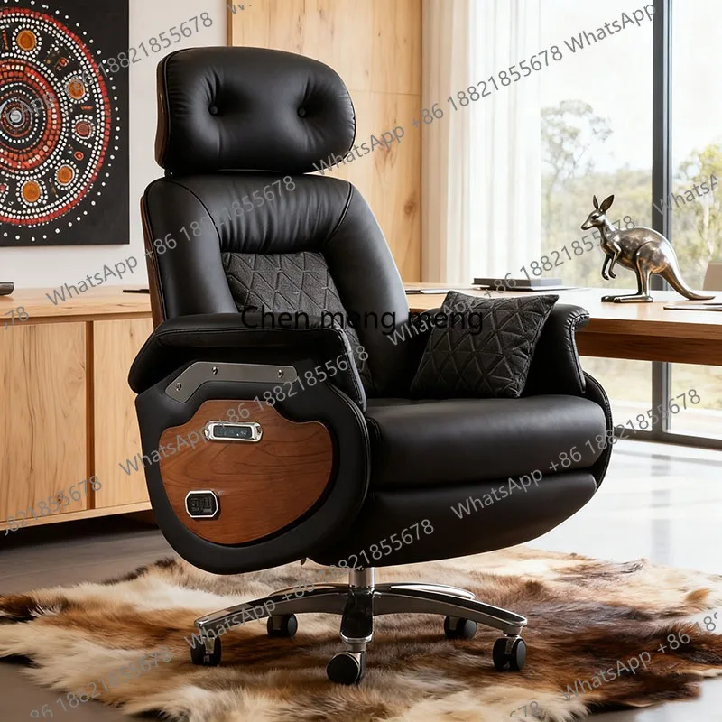 Round Chair for Desk Wooden Chairs Gaming Office Chair Wheels Single Recliner Playseat Chaise Bureau De Travail Pulley Magalu