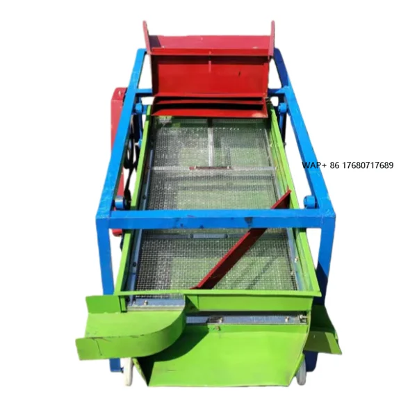Small-medium-sized Seed Coffee Bean Rice Selector Screening Machine  Wind Separator Seed Selector Vibration