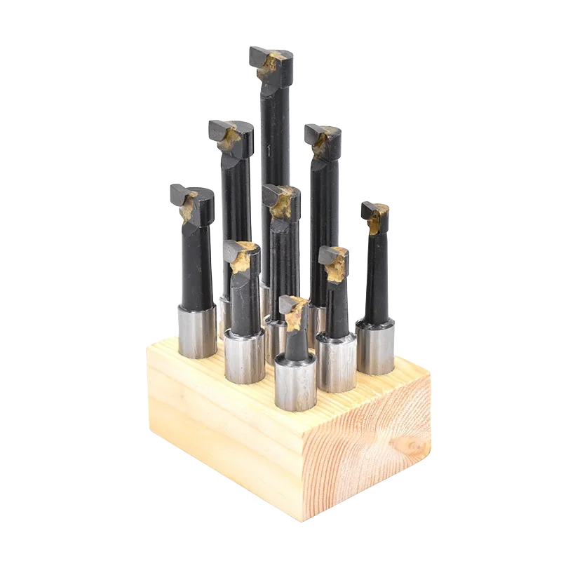 9pcs/set 12mm Boring Bar Alloy Carbide Tipped Bars For 2 Inch 50mm Boring Head For CNC Lathe Milling Tools Rough Bored