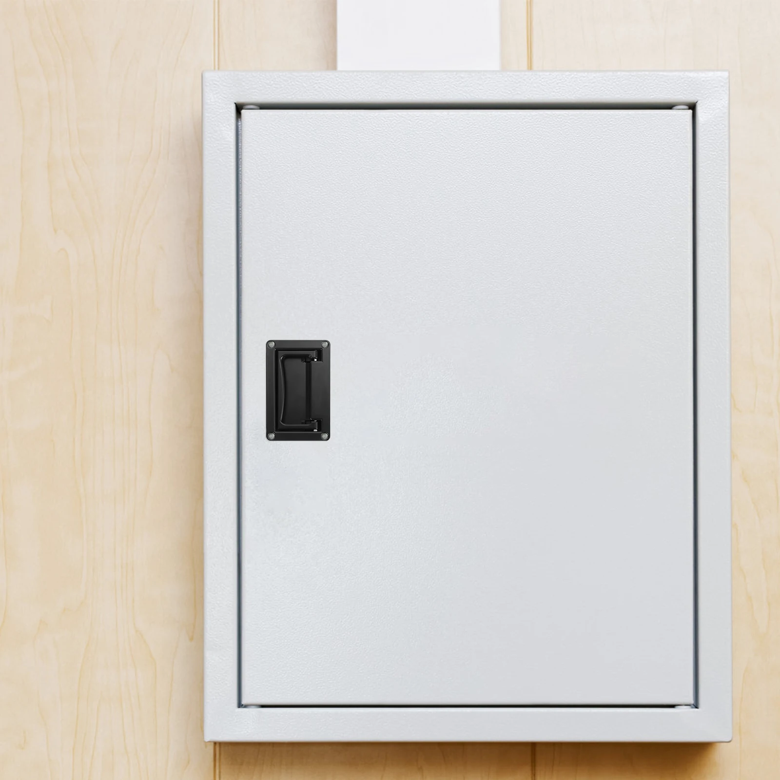 

Zinc Alloy Recessed Door Handle Cabinet Handles Electric Box Drawer Pulls Durable Hidden Tool Box Hand Furniture Knob